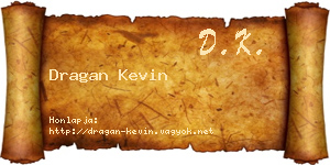 Dragan Kevin névjegykártya